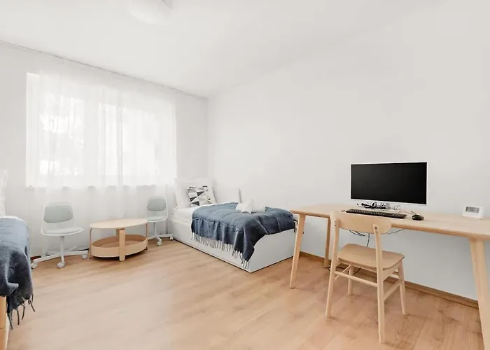 Bright Design Loft With Balcony