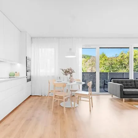 דירה Bright Design Loft With Balcony ברטיסלאבה